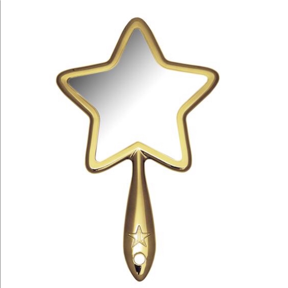 Jeffree Star Gold Chrome Hand Mirror
